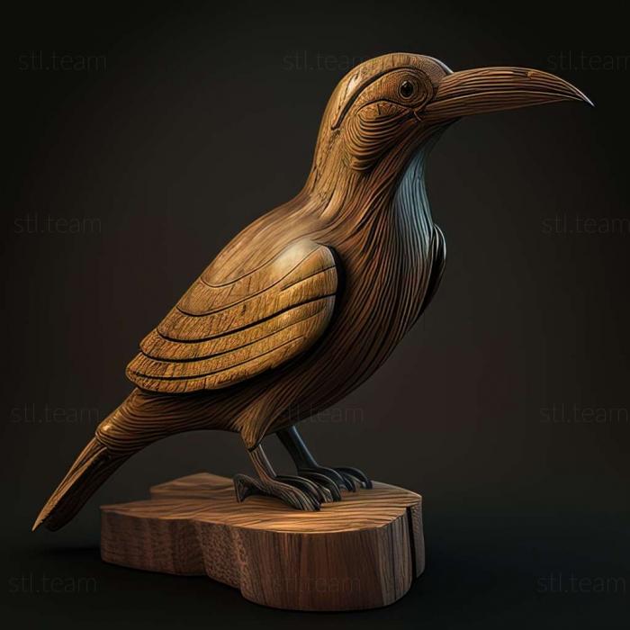 3D model Jeholornis curvipes (STL)